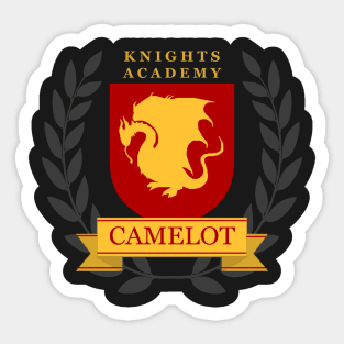 Camelot Knight's Academy Merlin Print Sticker